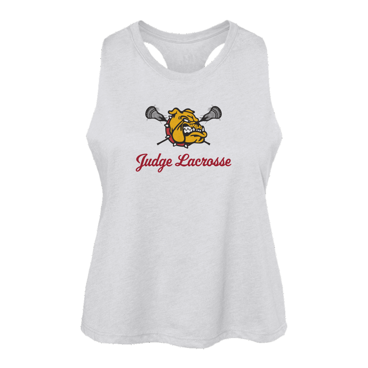 Women's Judge Lax Racerback Cropped Tank