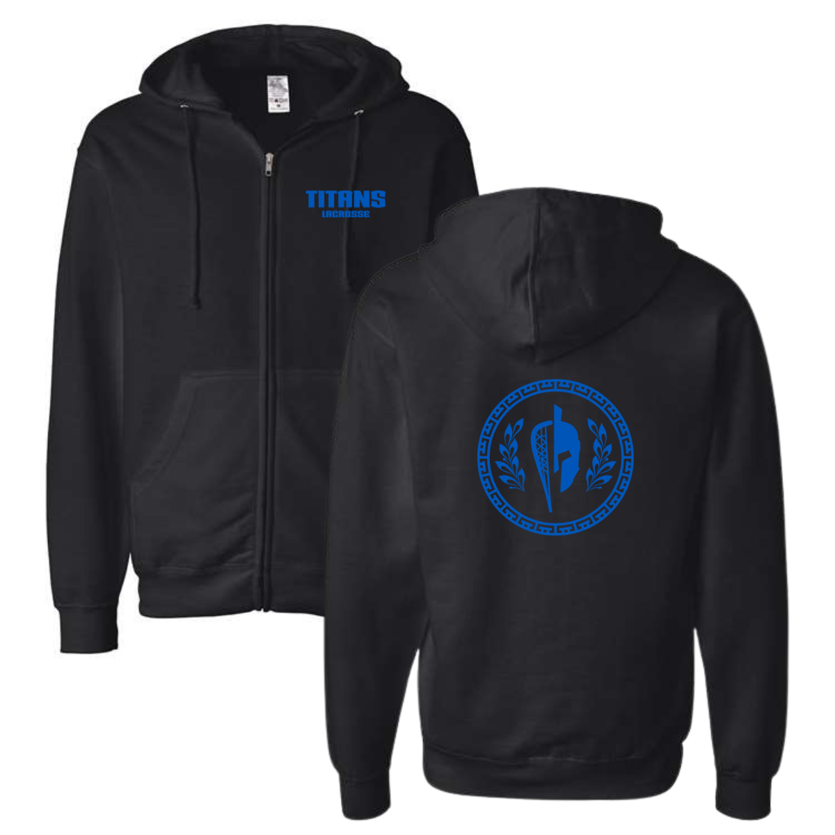 Adult Titans ITC Fleece Zip Up Hoodie