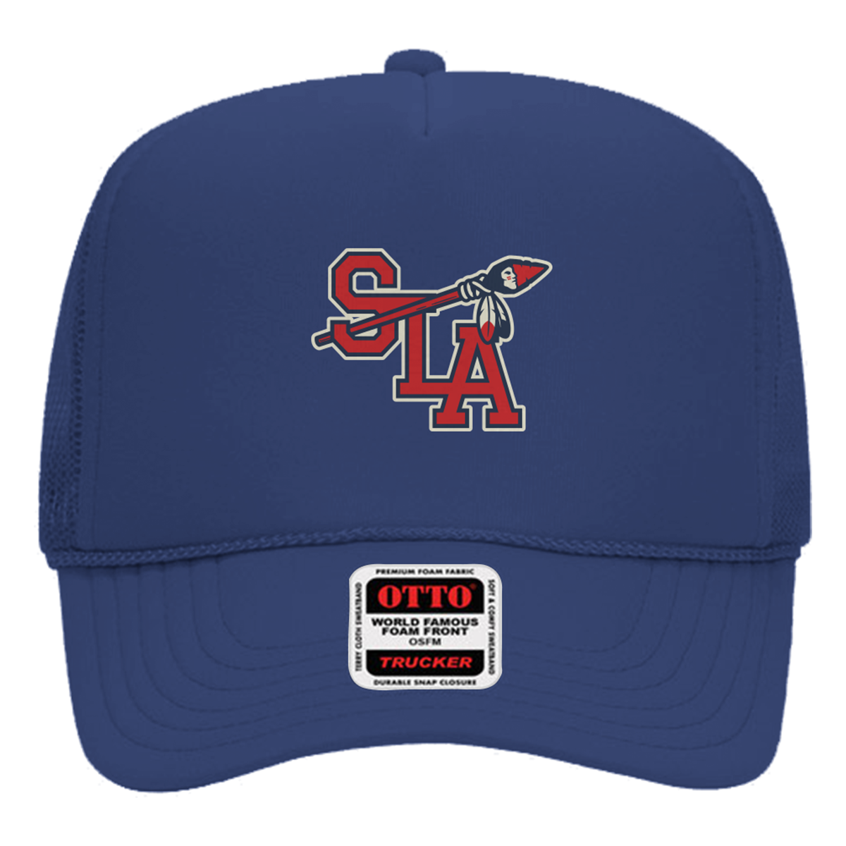 North Stafford Otto 5-Panel Crown Mesh Back Trucker Hat