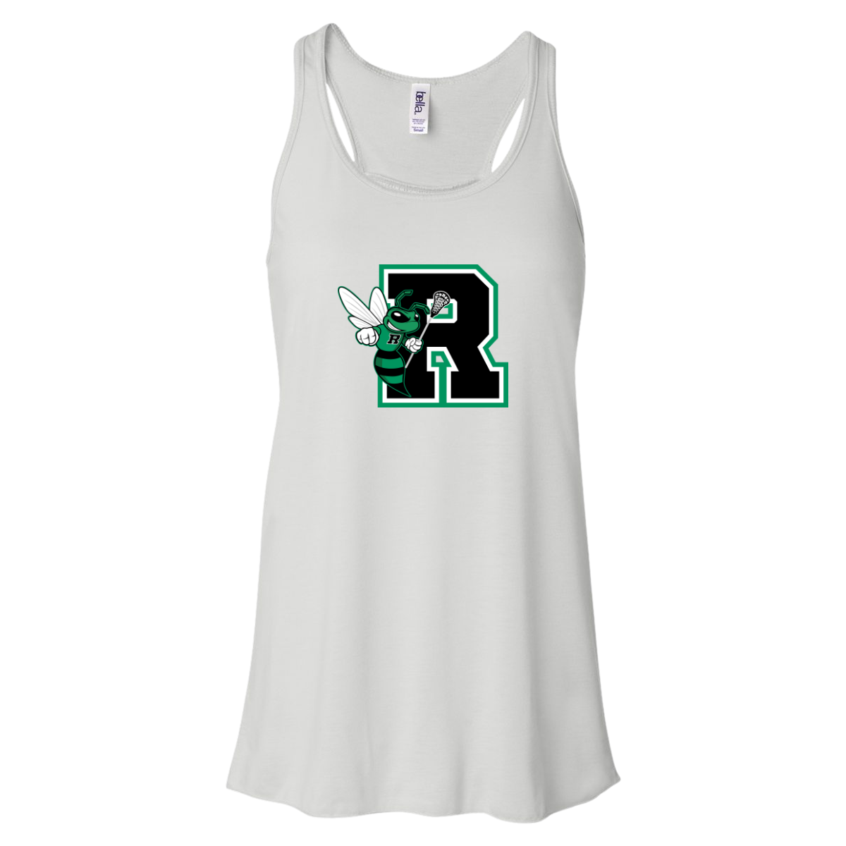 Women's Jr Hornets Lacrosse Bella + Canvas Flowy Racerback Tank