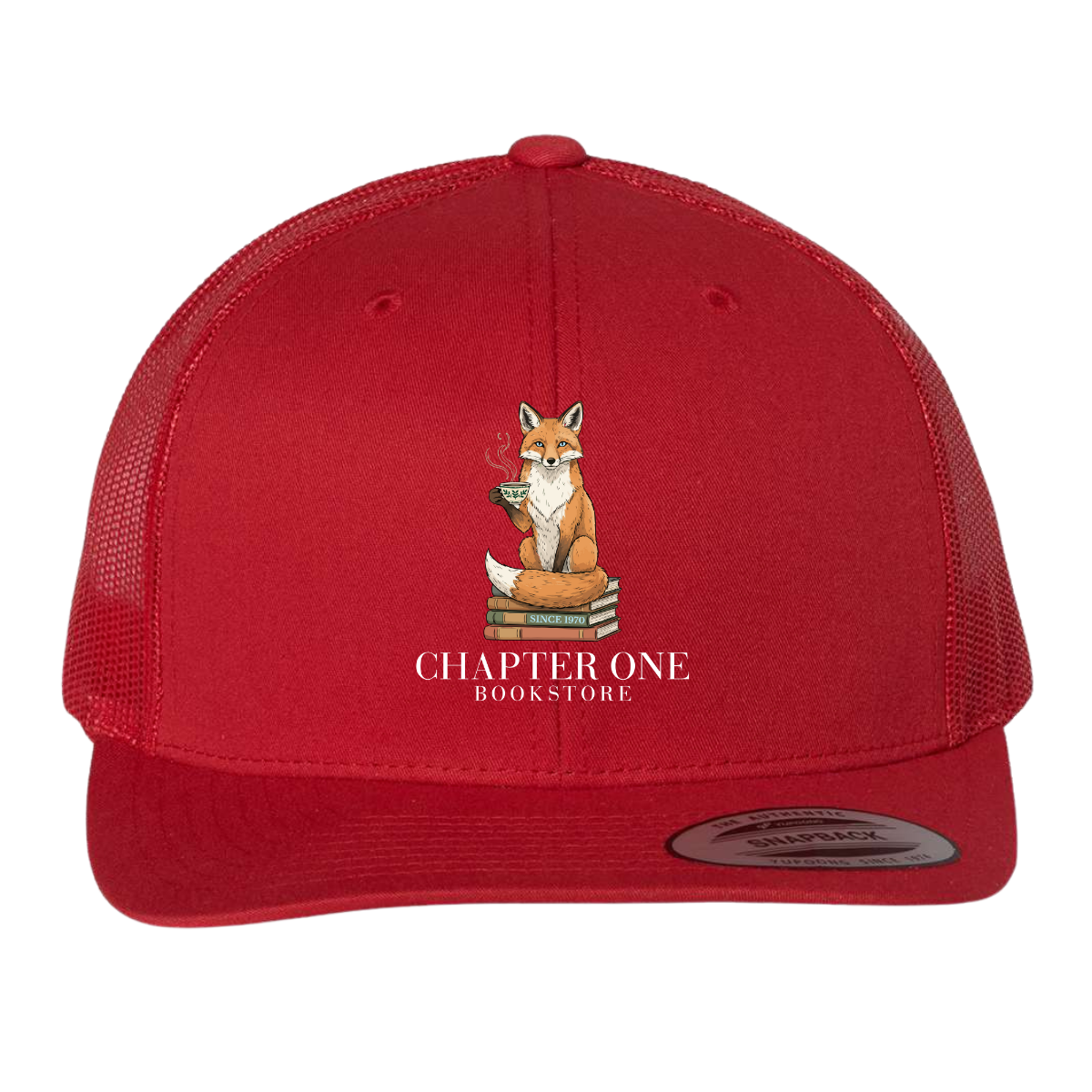 Chapter One Bookstore Yupoong Retro Trucker Hat