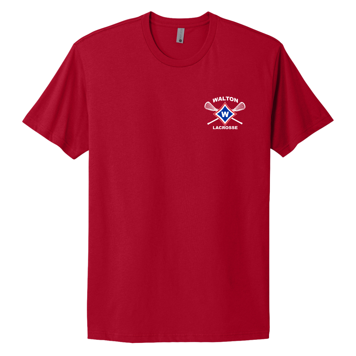 Adult Walton Girls Lacrosse Next Level Cotton T-Shirt