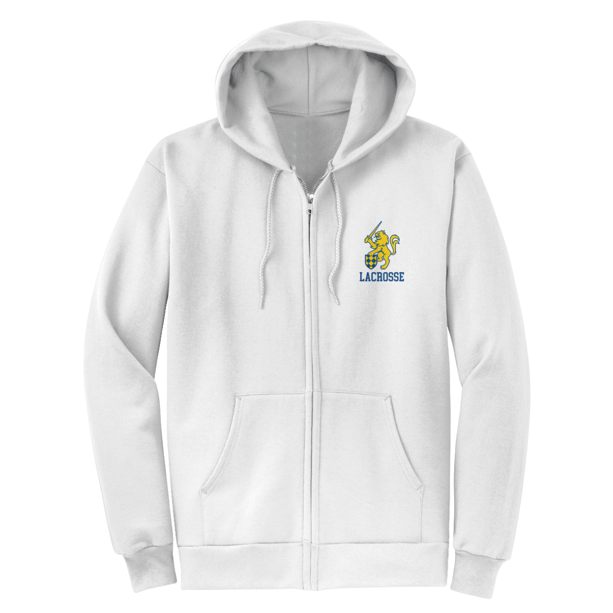 Adult St. Mark's Lacrosse Port & Company Full Zip Hoodie