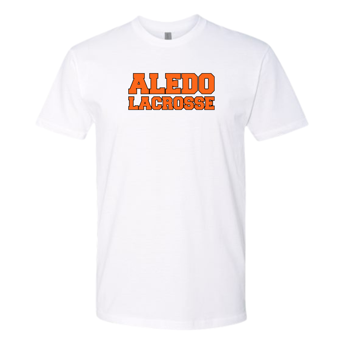 Adult Aledo Lacrosse Next Level Cotton T-Shirt