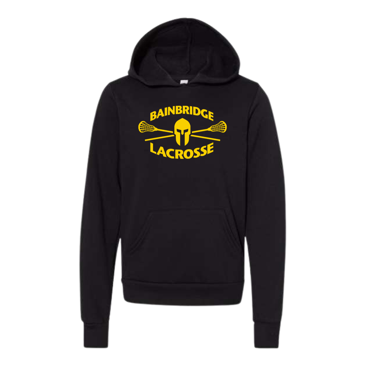 Youth Bainbridge Boys Lacrosse Bella + Canvas Sponge Fleece Hoodie