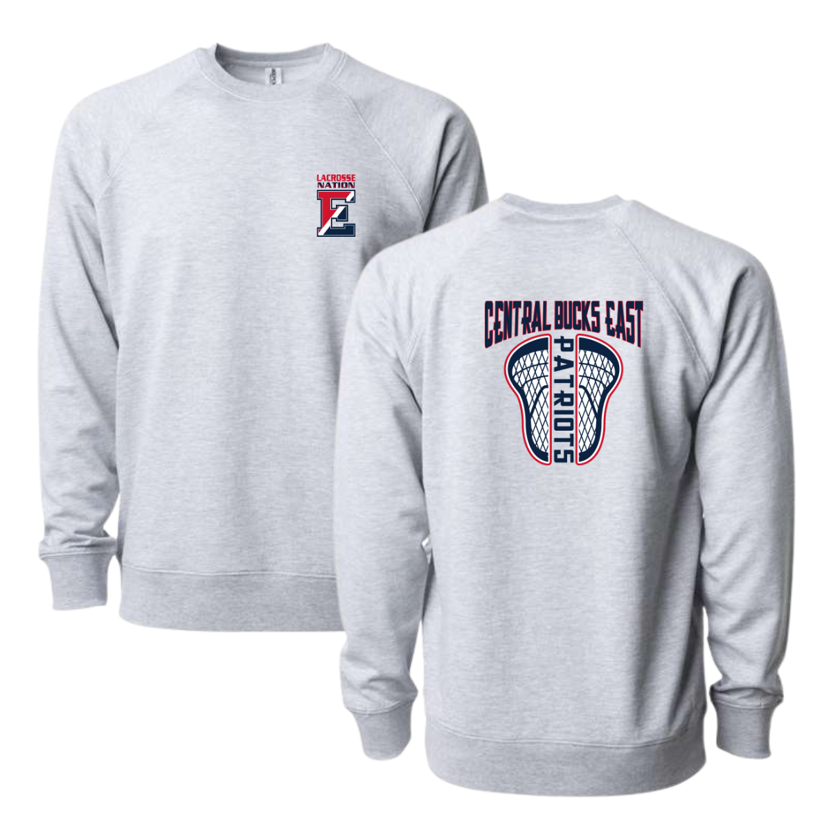 Adult CBE Lacrosse ITC Lightweight Terry Crewneck