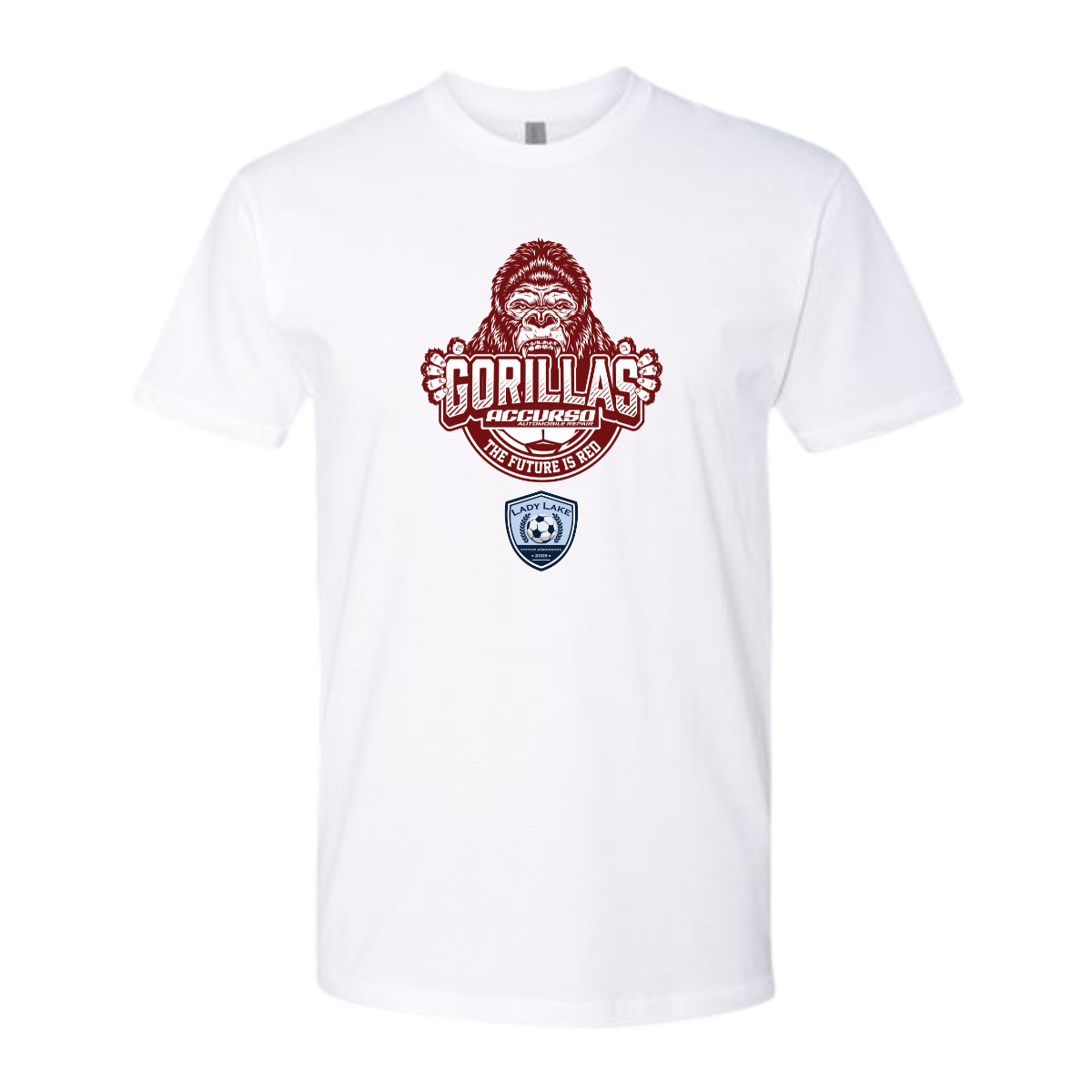 Adult Accurso Gorillas Next Level Cotton T-Shirt