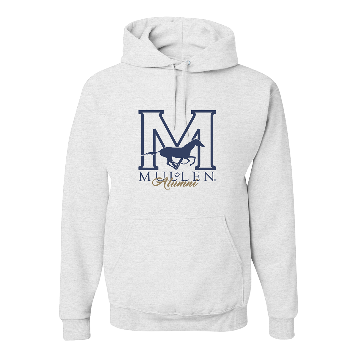 Adult Mullen HS Jerzees Blend Hoodie