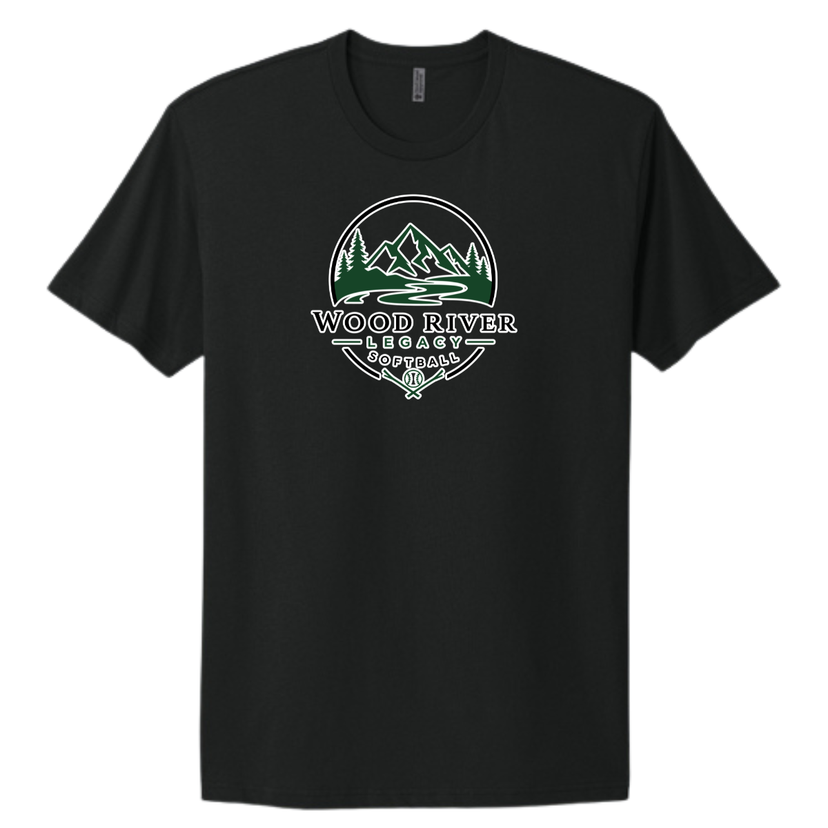 Adult Wood River Legacy Softball Next Level Cotton T-Shirt