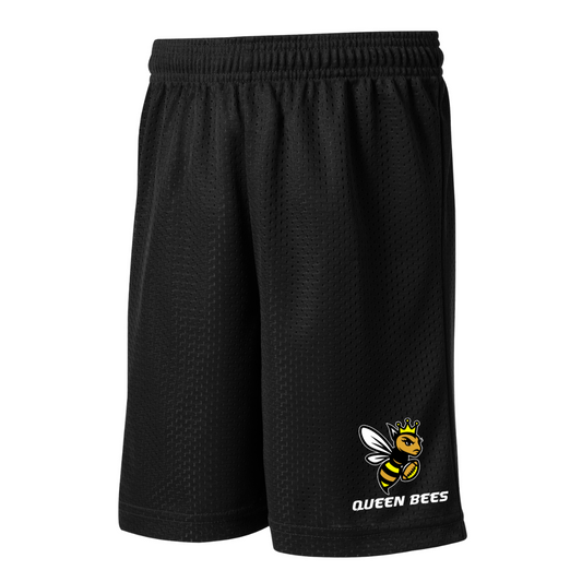 Youth Queen Bees Sport-Tek Classic Mesh Short