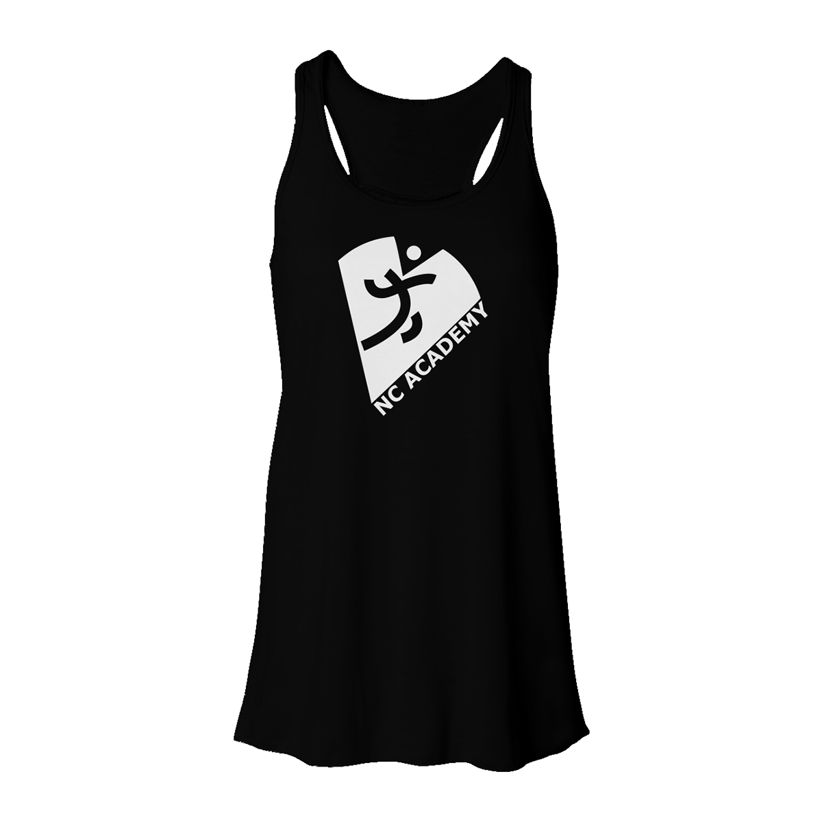 Women's NC Academy Bella + Canvas Flowy Racerback Tank