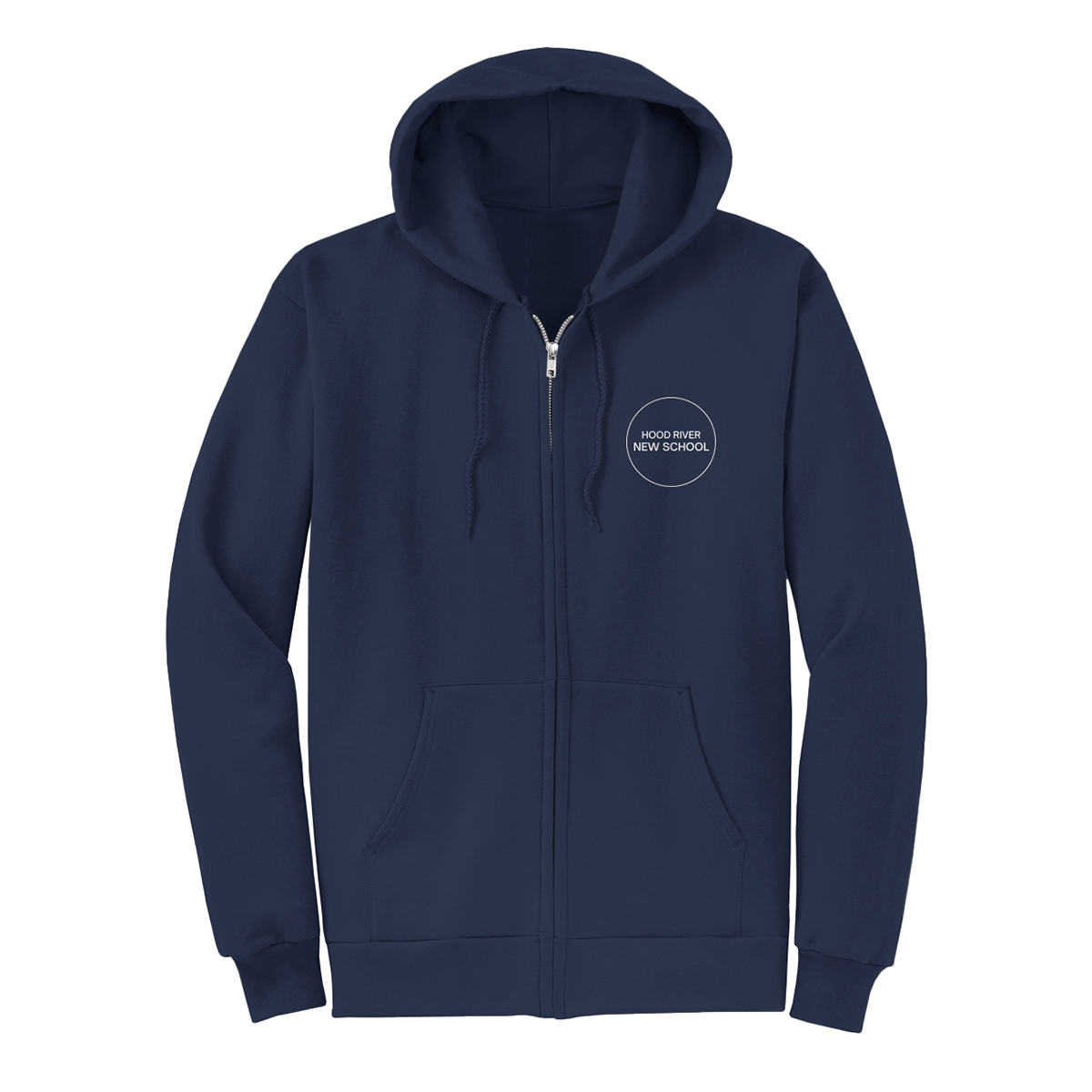 Adult Hood River New School Full Zip Hoodie
