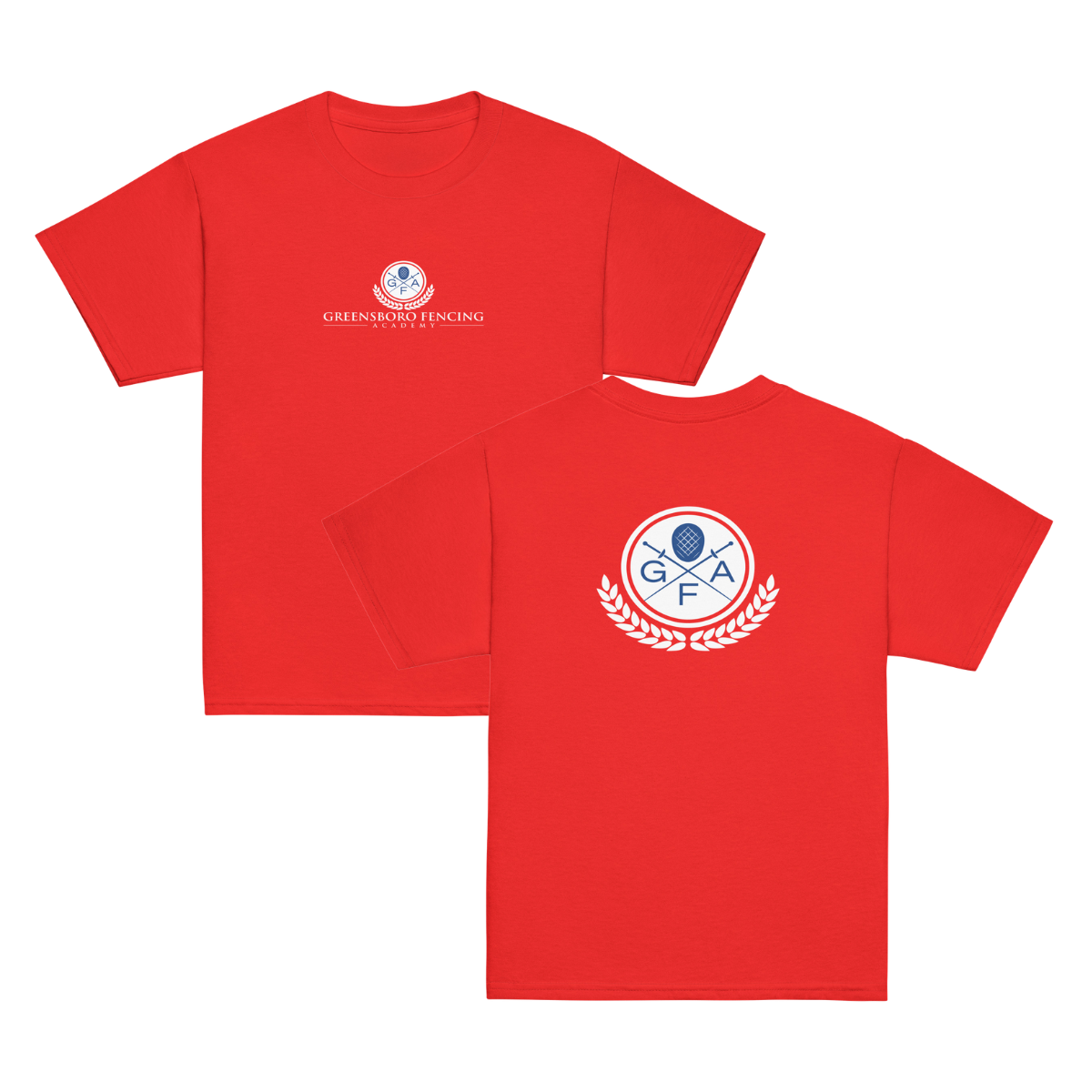 Youth Greensboro Fencing Academy Gildan Classic Tee