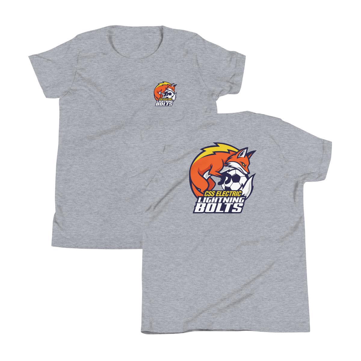 Youth Lightning Bolts Bella + Canvas Staple Tee