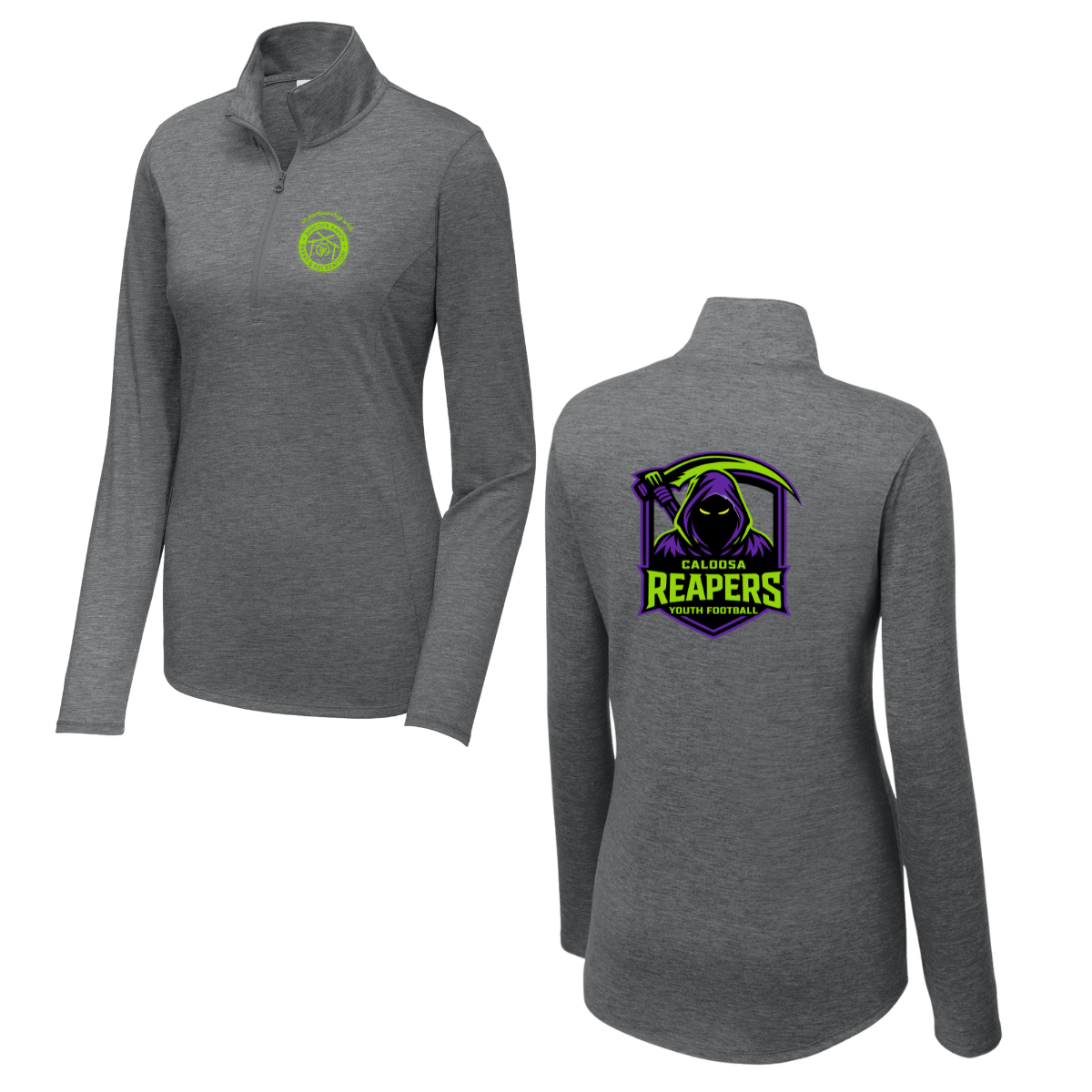 Women's Caloosa Reapers Sport-Tek Tri-Blend 1/4 Zip