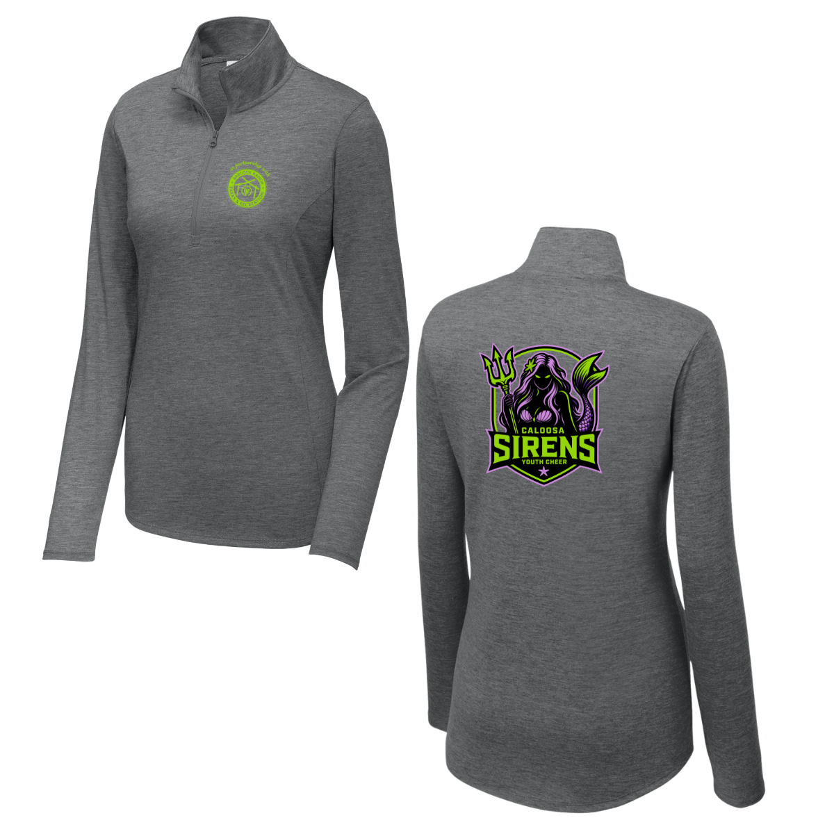 Women's Caloosa Sirens Sport-Tek Tri-Blend 1/4 Zip
