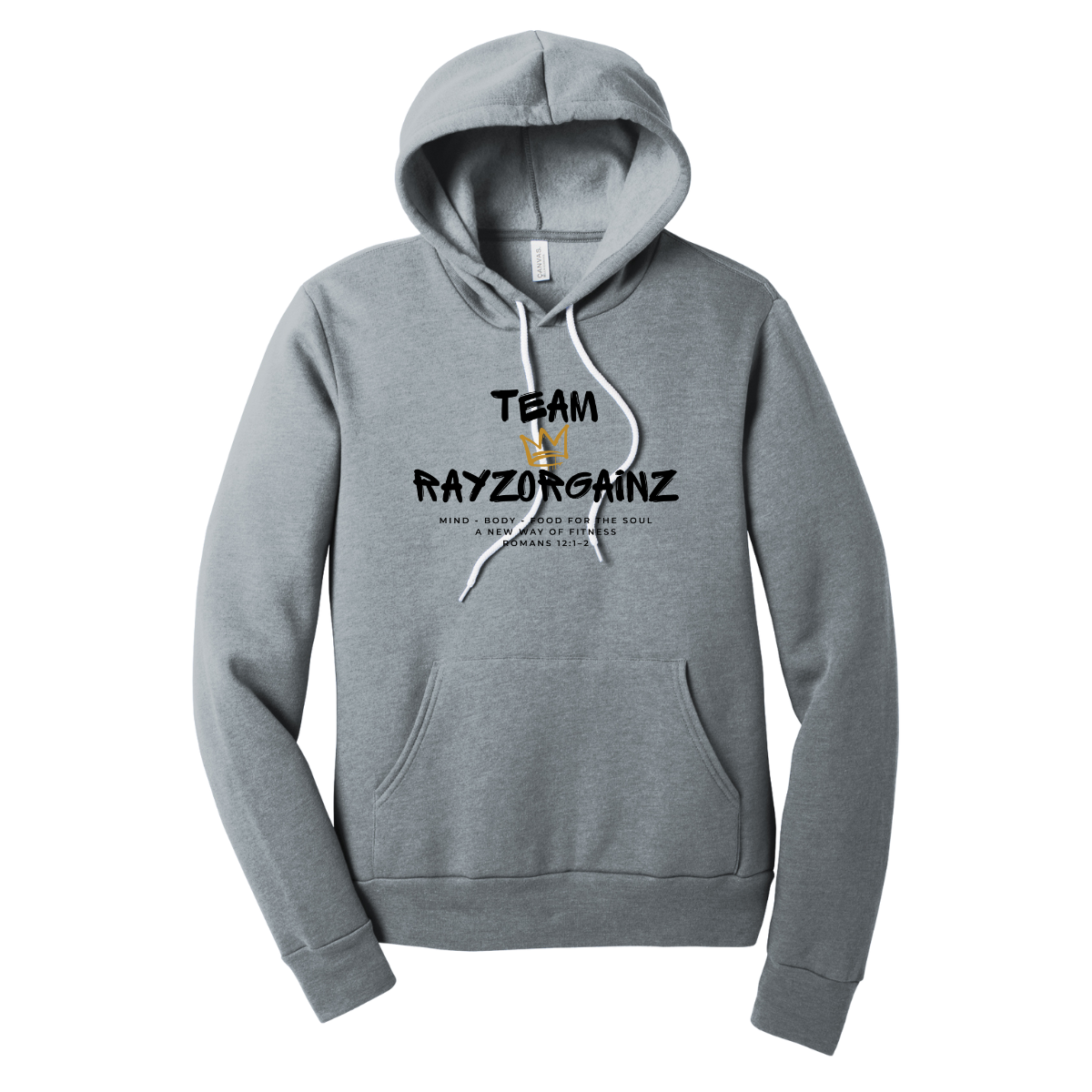 Adult Team Rayzorgainz Bella + Canvas Sponge Fleece Hoodie