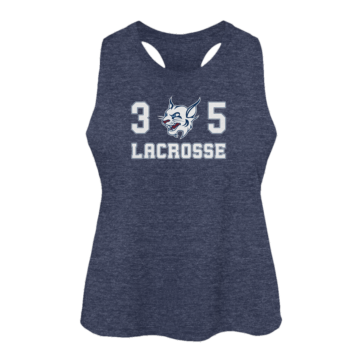 Women's St Thomas University Bella + Canvas Racerback Crop Tank
