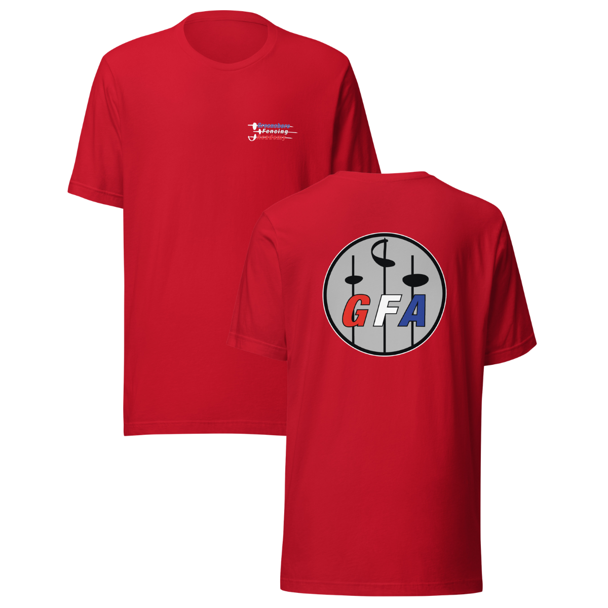 Adult Greensboro Fencing Academy Bella + Canvas Cotton Jersey T-Shirt