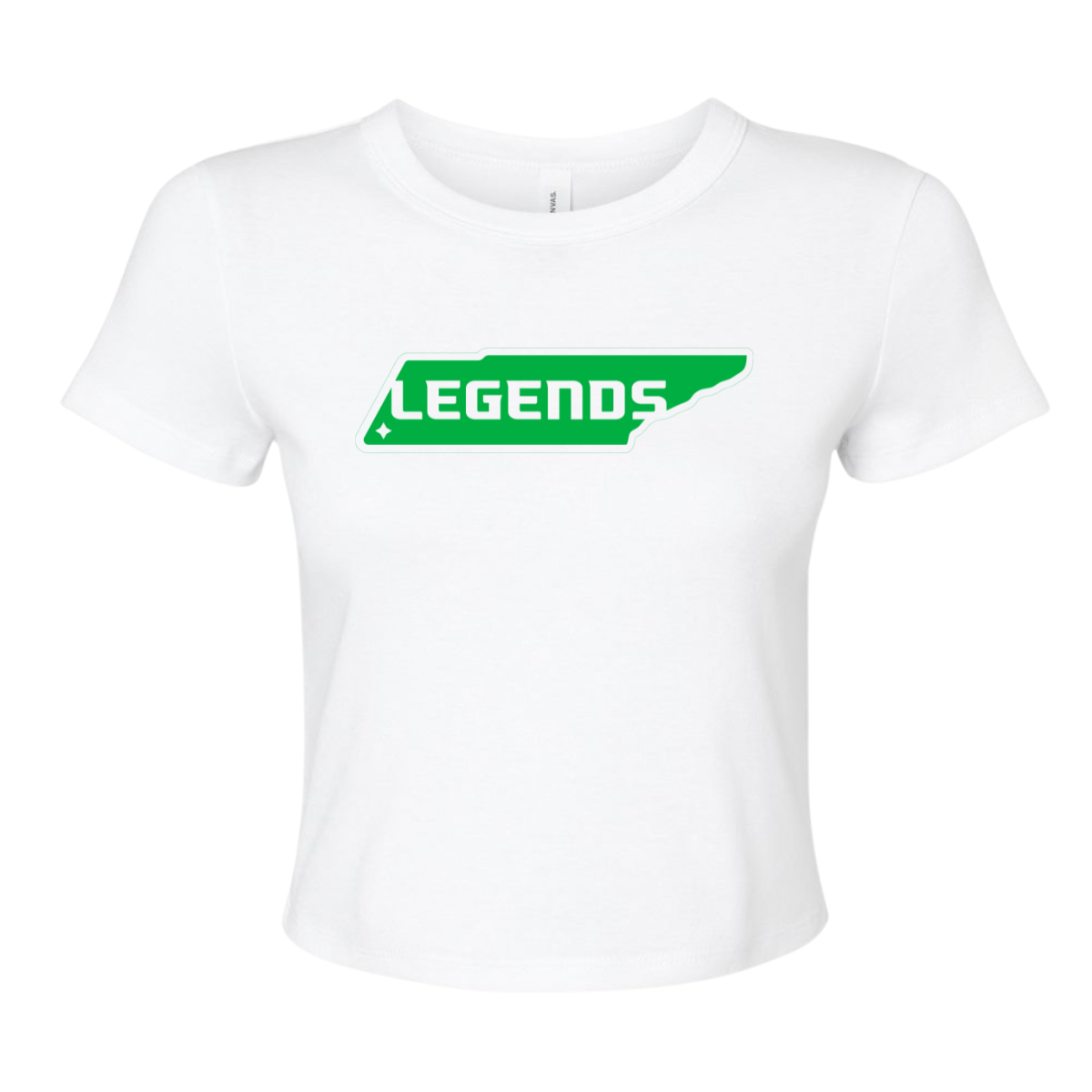 Women's Germantown Legends Bella + Canvas Micro Rib Baby Tee