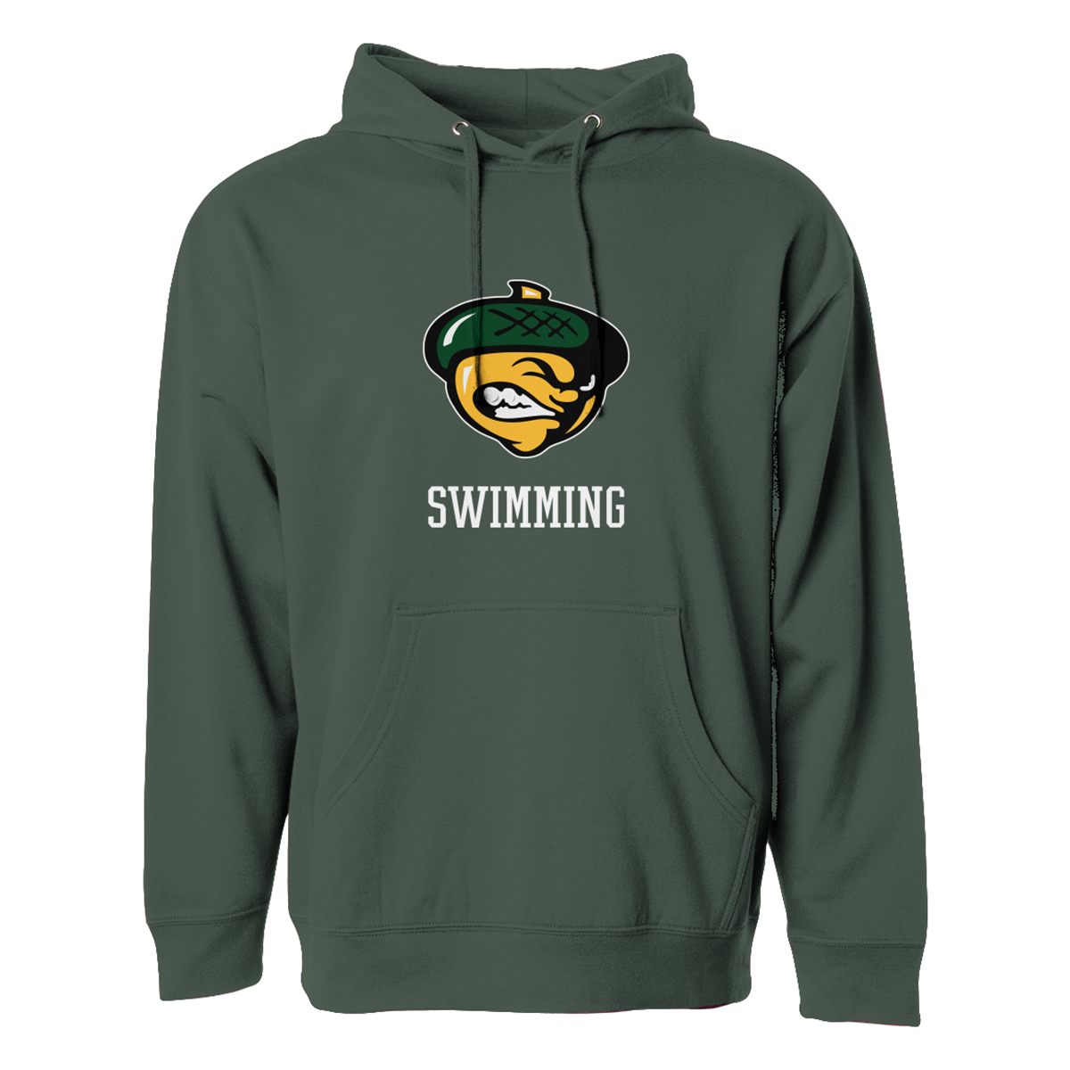 Adult Live Oak Swimming Midweight Pullover Hoodie