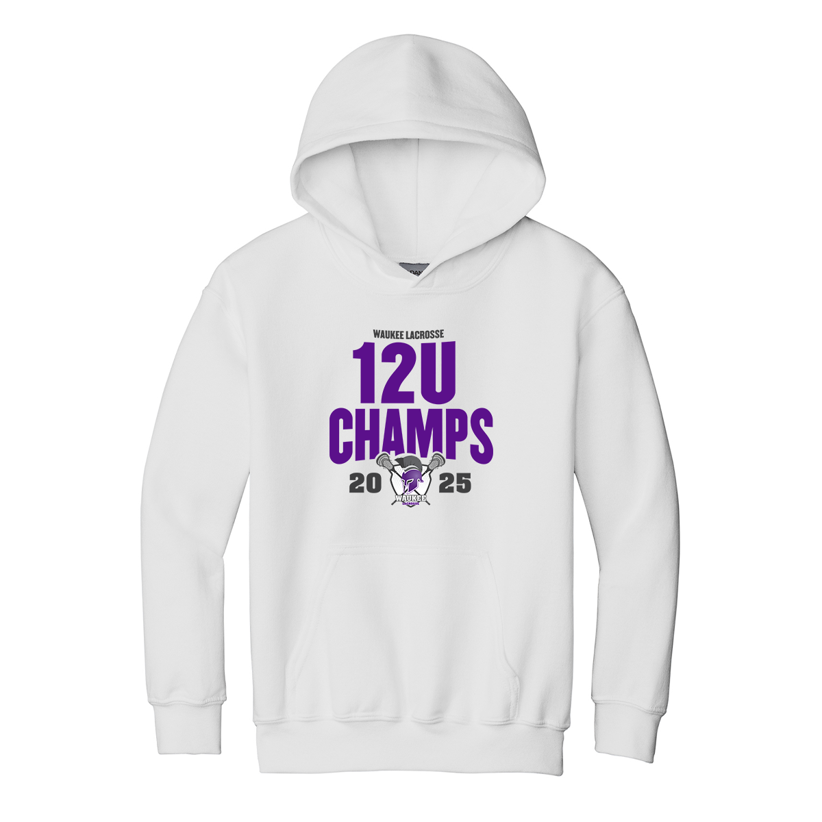Youth Waukee Lacrosse Gildan Hoodie