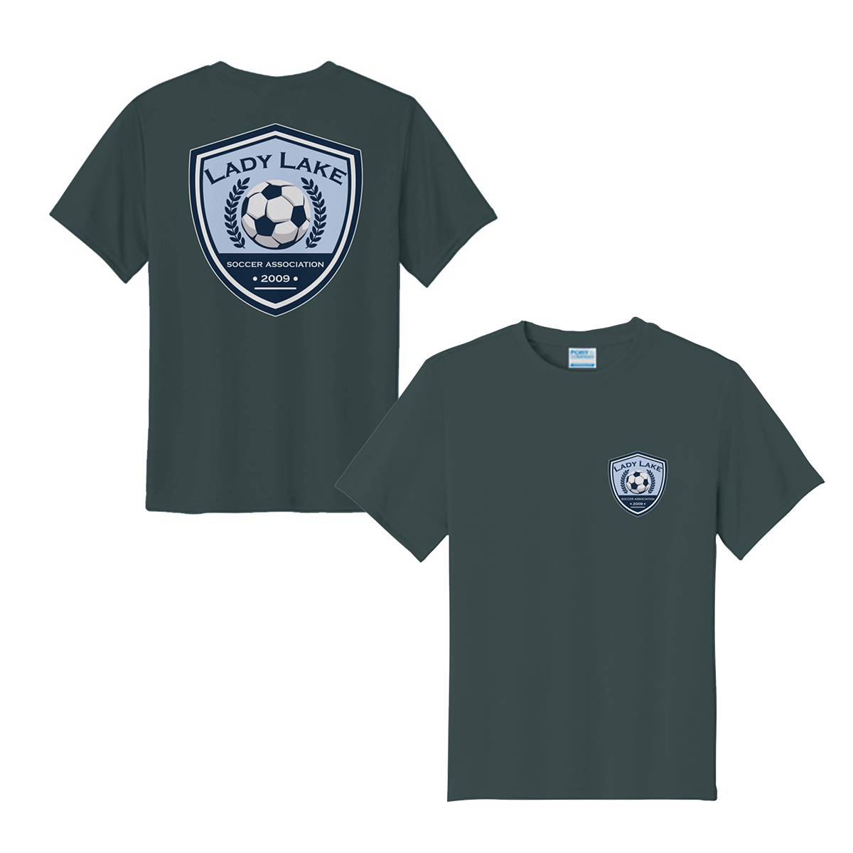 Youth Lady Lake Soccer Association Performance T-Shirt