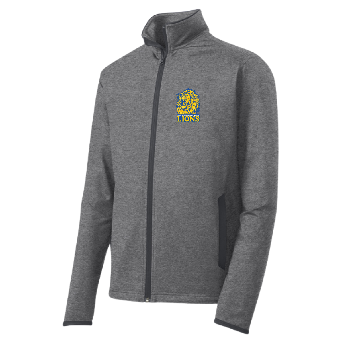 Adult Lions Sport-Tek Sport-Wick Stretch Full-Zip Jacket