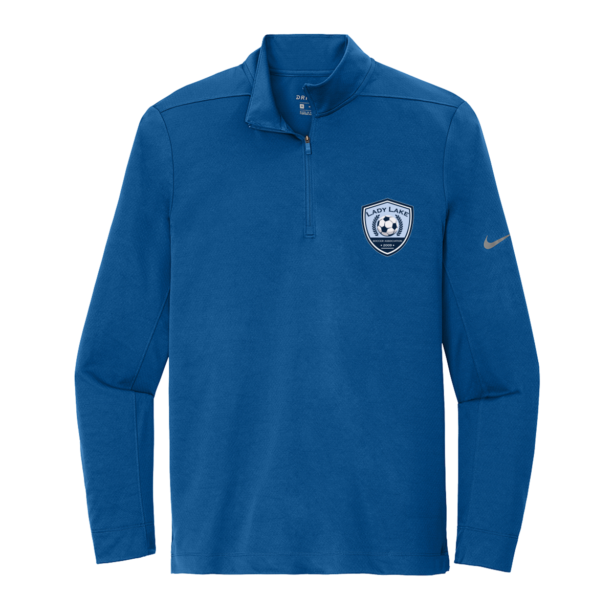 Adult Lady Lake Soccer Association Nike Dry 1/2 Zip Cover Up