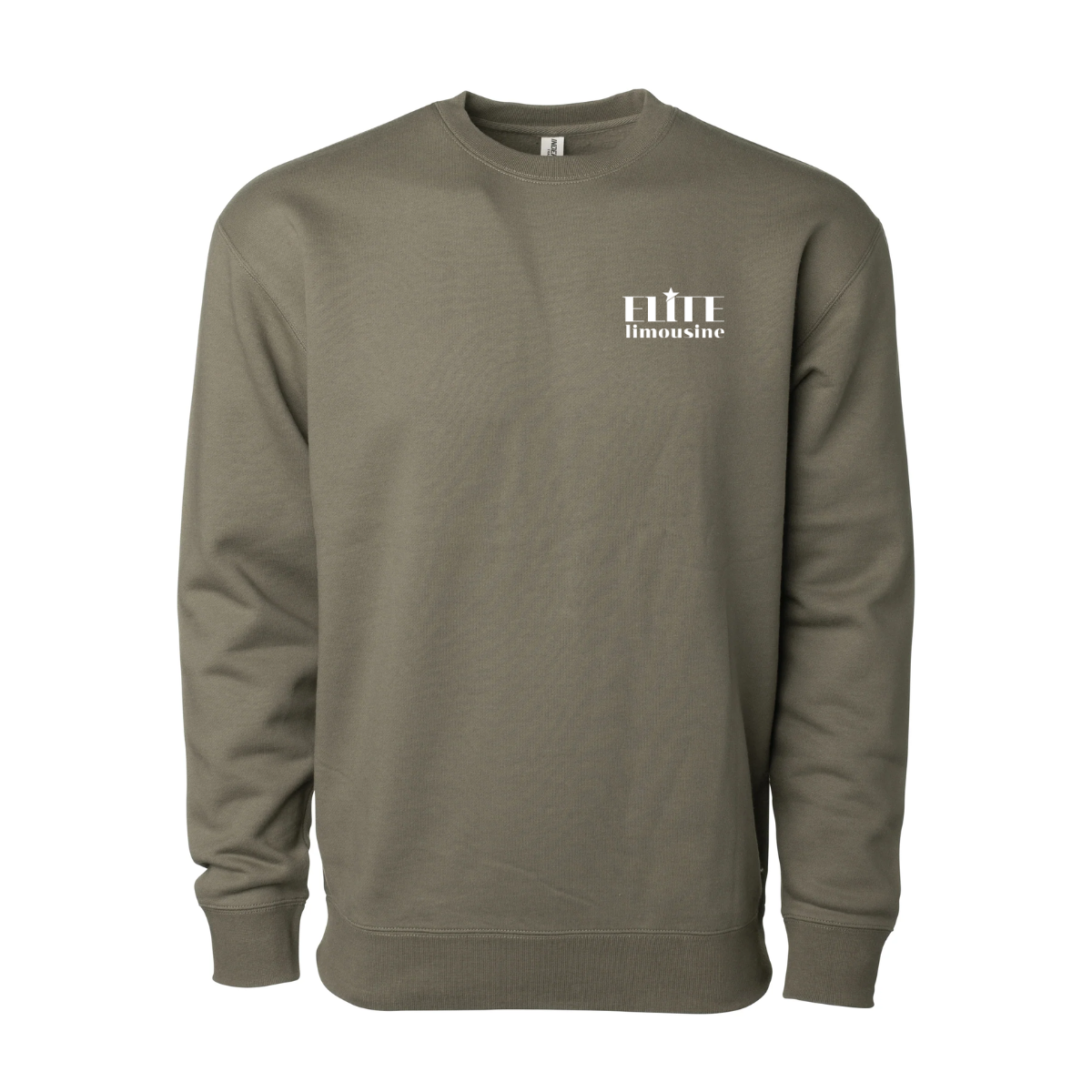 Adult Elite Limo Embroidered Heavyweight Crewneck