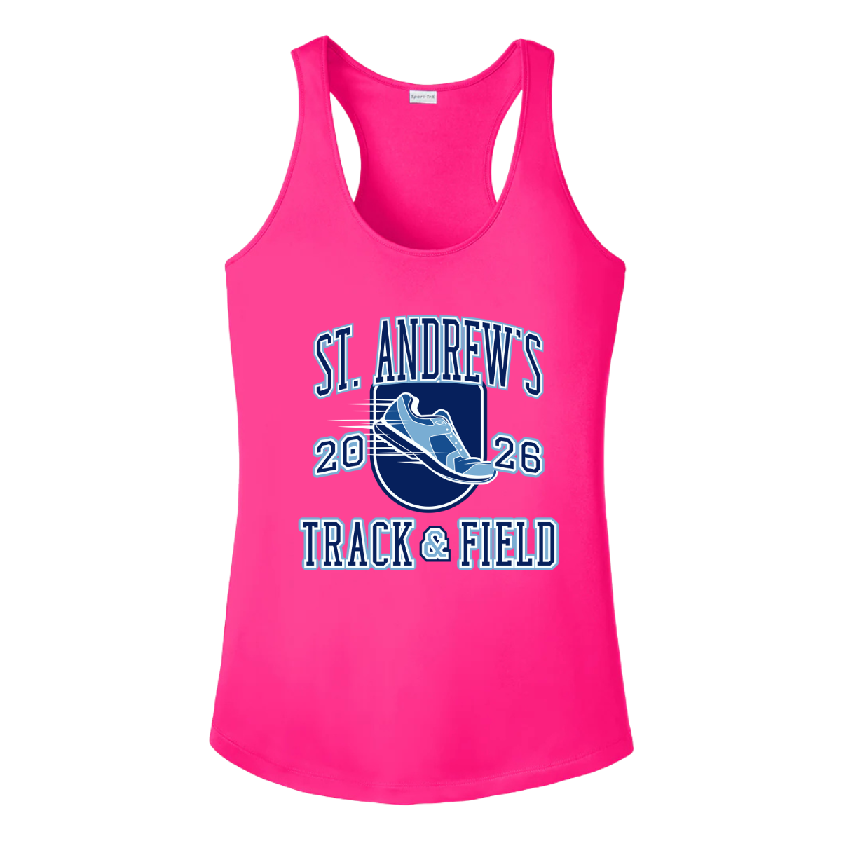 Women's Saints Track and Field Sport-Tek PosiCharge Competitor Racerback Tank