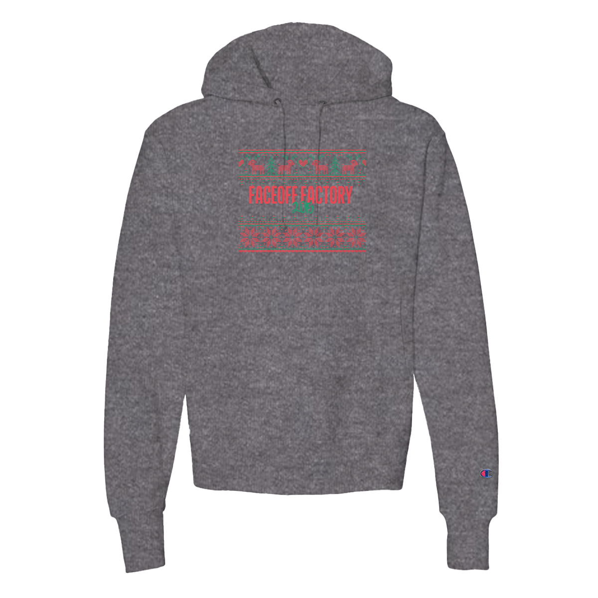 Adult Faceoff Factory Champion Reverse Weave Hoodie