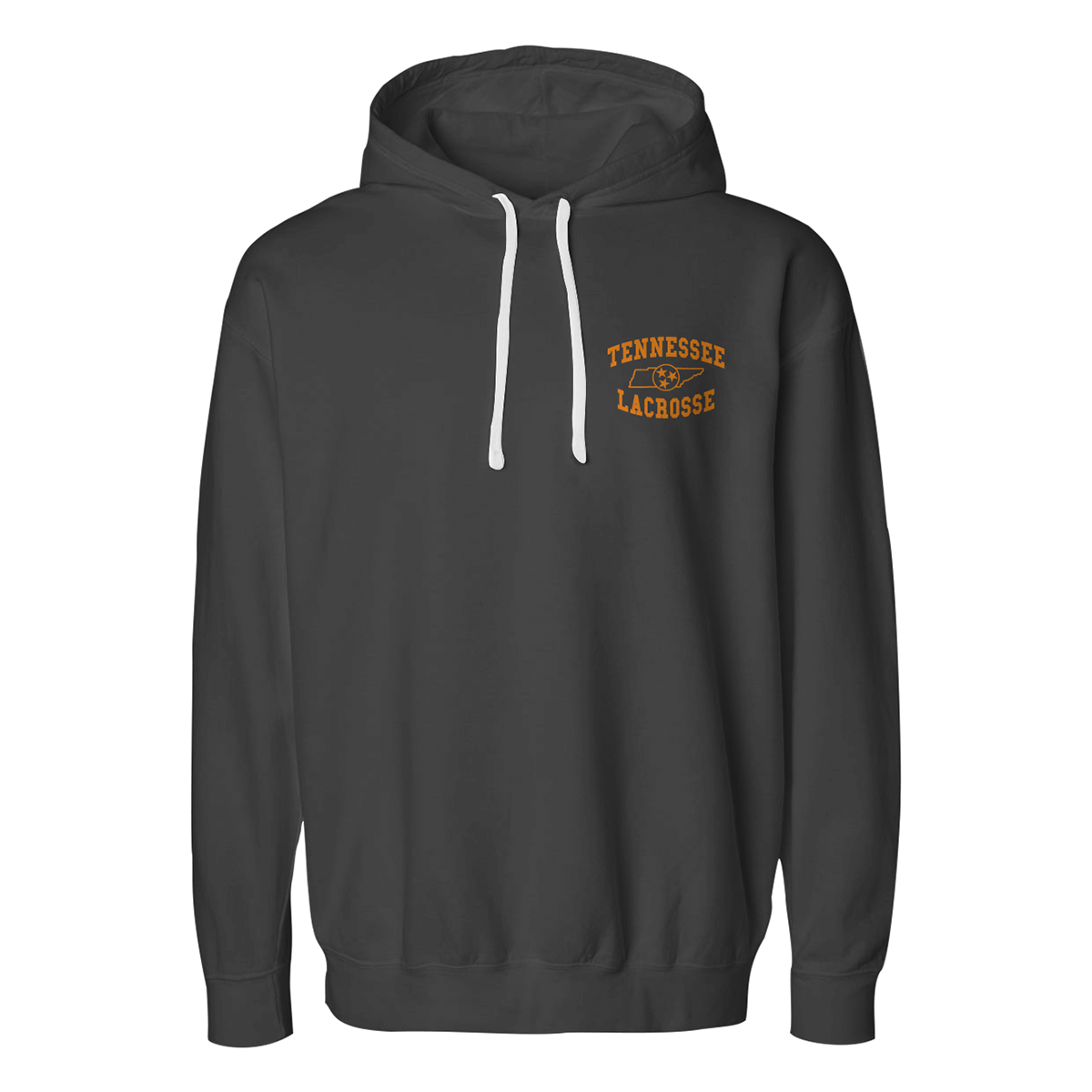 Adult Tennessee Lacrosse Comfort Colors Lightweight Hoodie