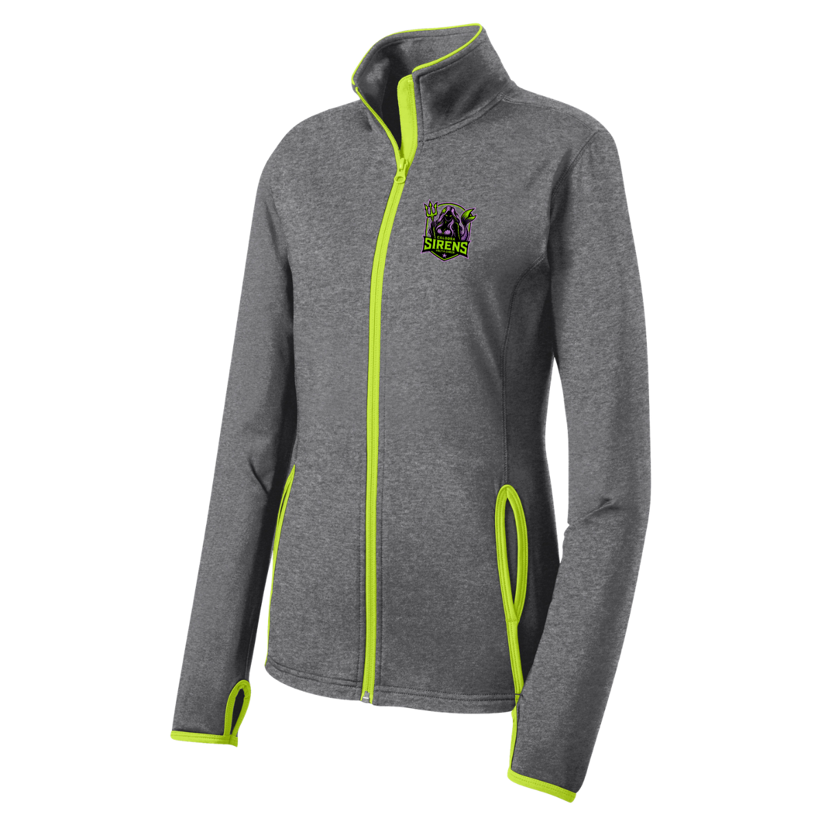 Women's Caloosa Sirens Sport-Tek Sport-Wick Stretch Full Zip Jacket