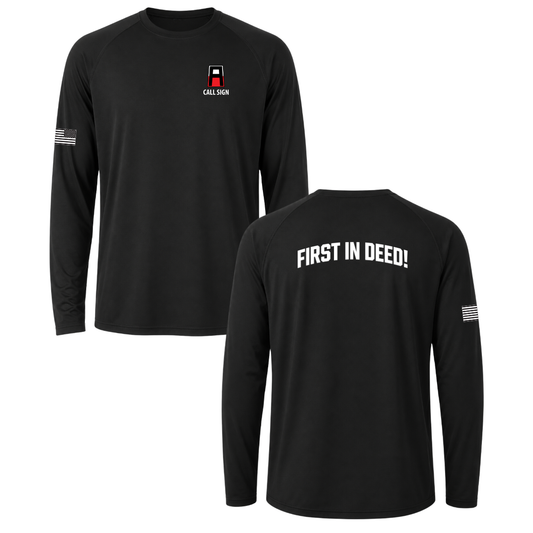Personalizable - Adult First Army Sport-Tek Long Sleeve Ultimate Performance Crew