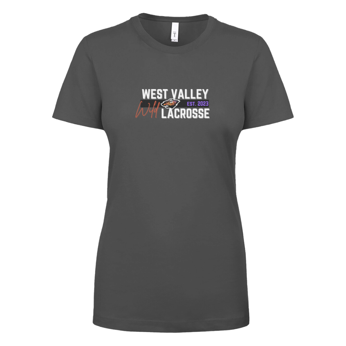 Women's WVW Lacrosse Next Level Ideal Crew T-Shirt