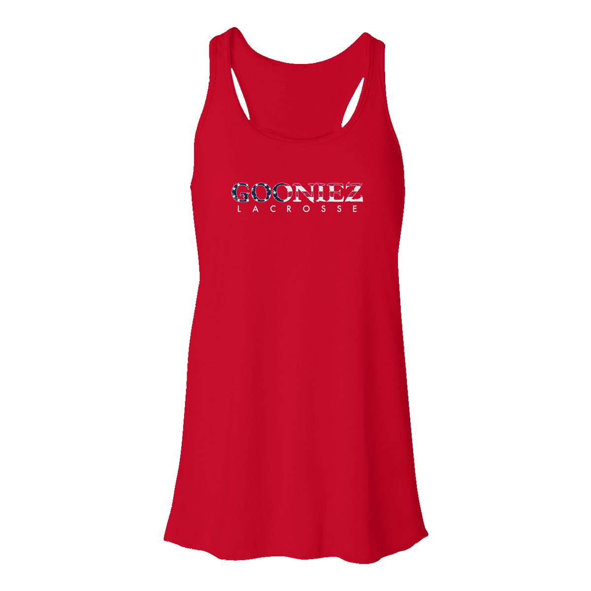 Women's Gooniez Lacrosse Flowy Racerback Tank