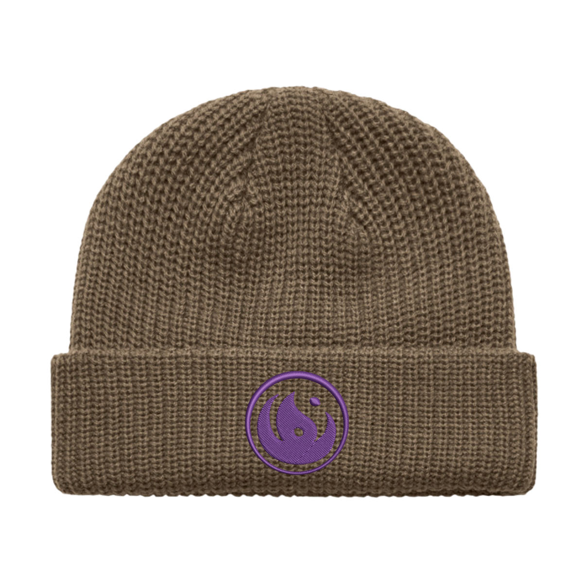 Fisherman Beanie - Purple Logo