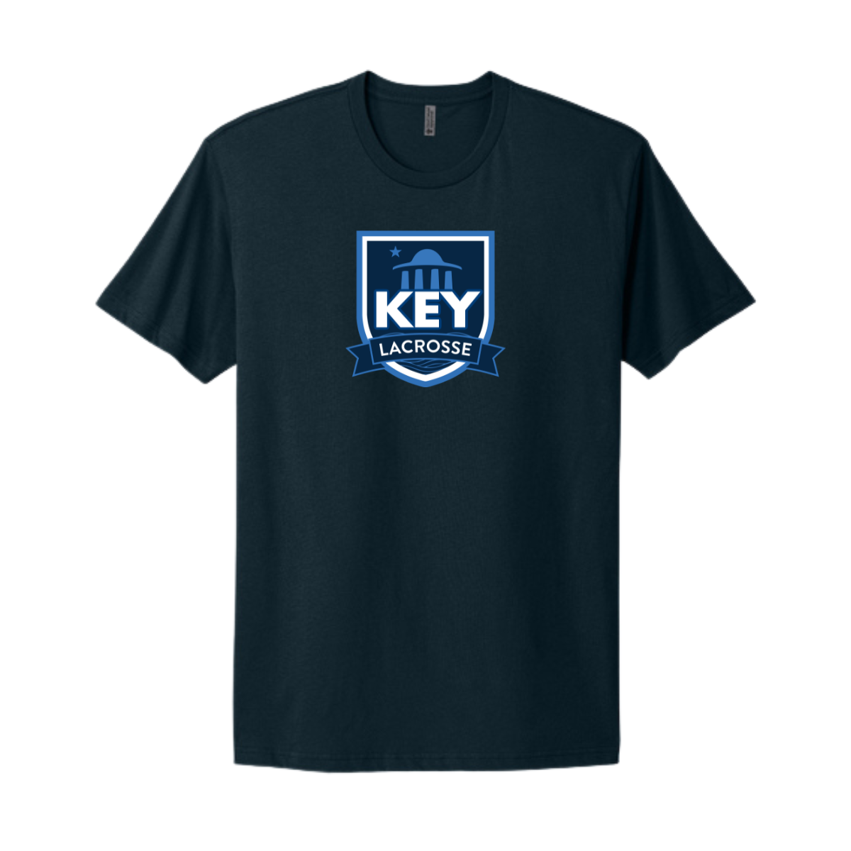 Adult Key Lacrosse Next Level Cotton T-Shirt