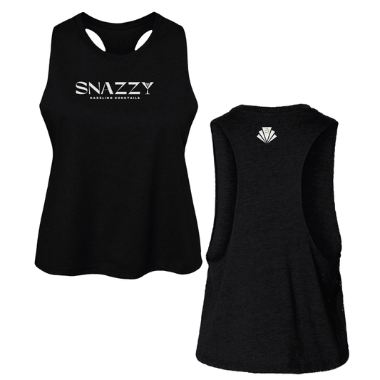 Women's Snazzy Bella + Canvas Racerback Cropped Tank