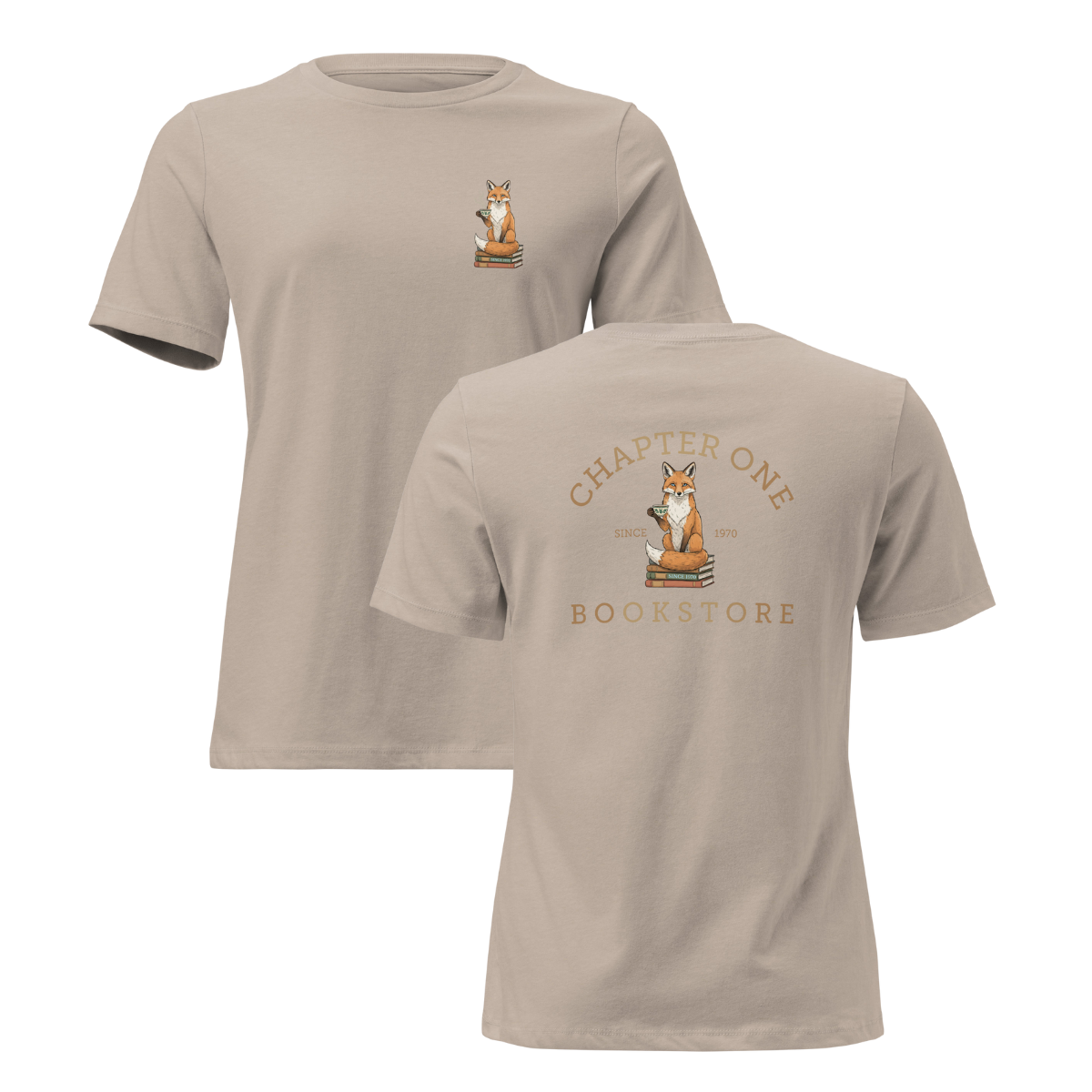 Women's Chapter One Bookstore Bella + Canvas Relaxed T-Shirt