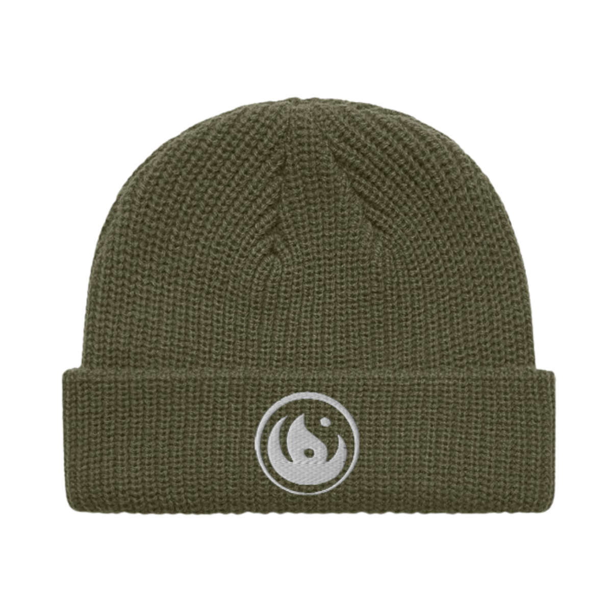Fisherman Beanie - White Logo