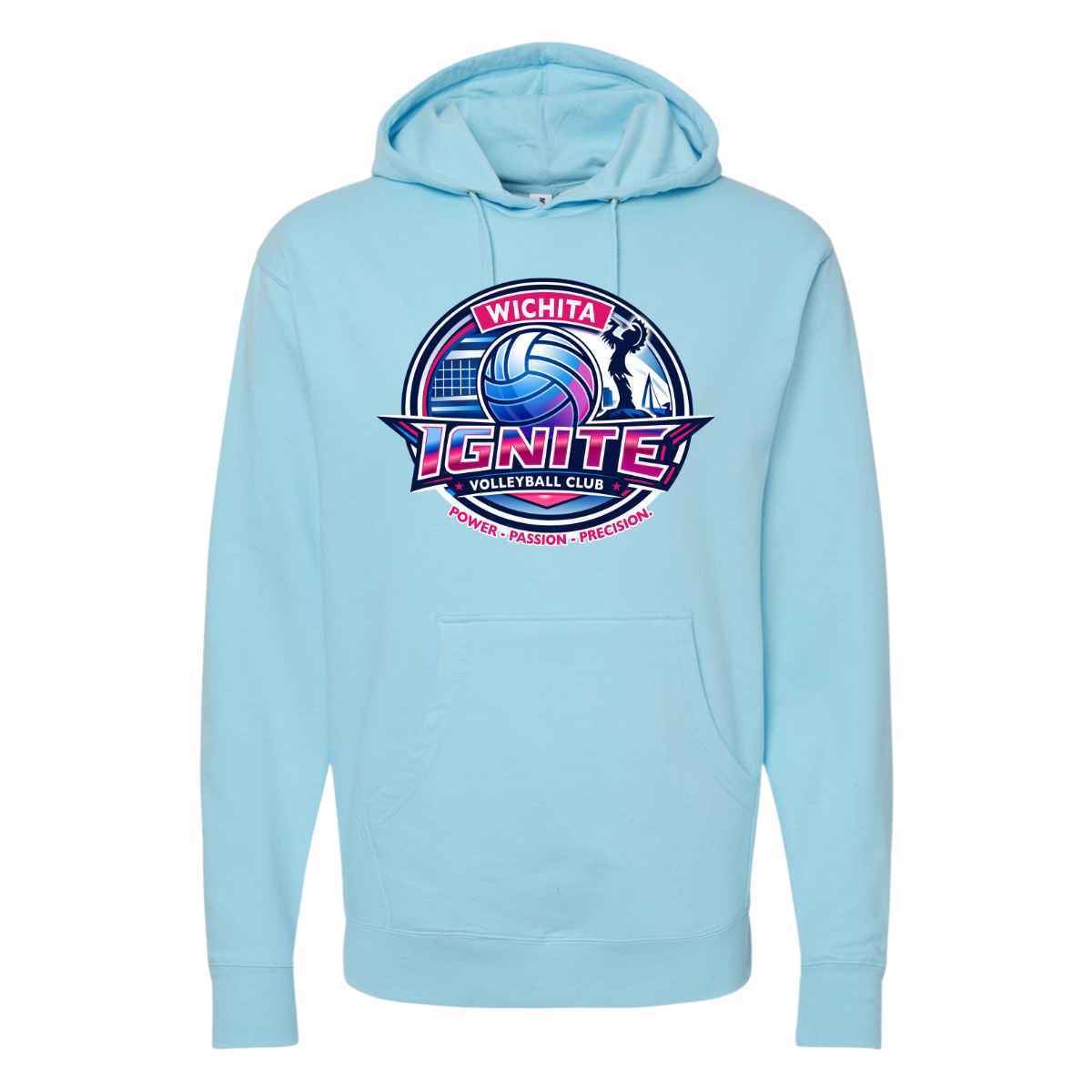 Adult Wichita Ignite Volleyball ITC Midweight Hoodie