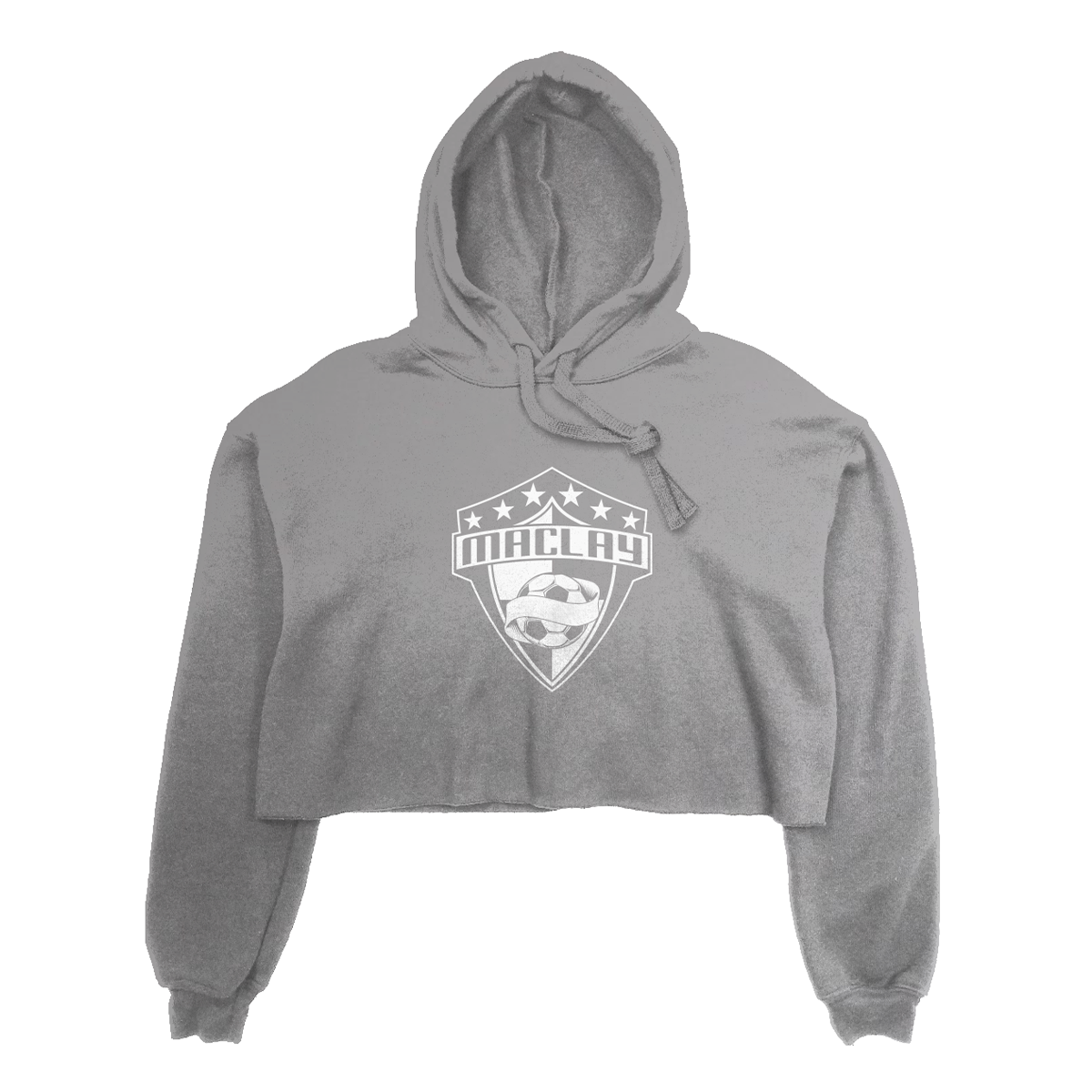 Women's Maclay Soccer Bella + Canvas Cropped Hoodie