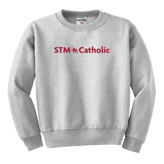 Youth STM Catholic Lightweight Jerzees Crewneck