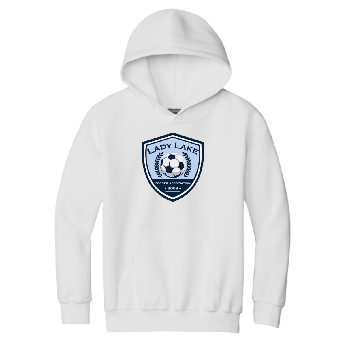 Youth Lady Lake Soccer Association Gildan Hoodie