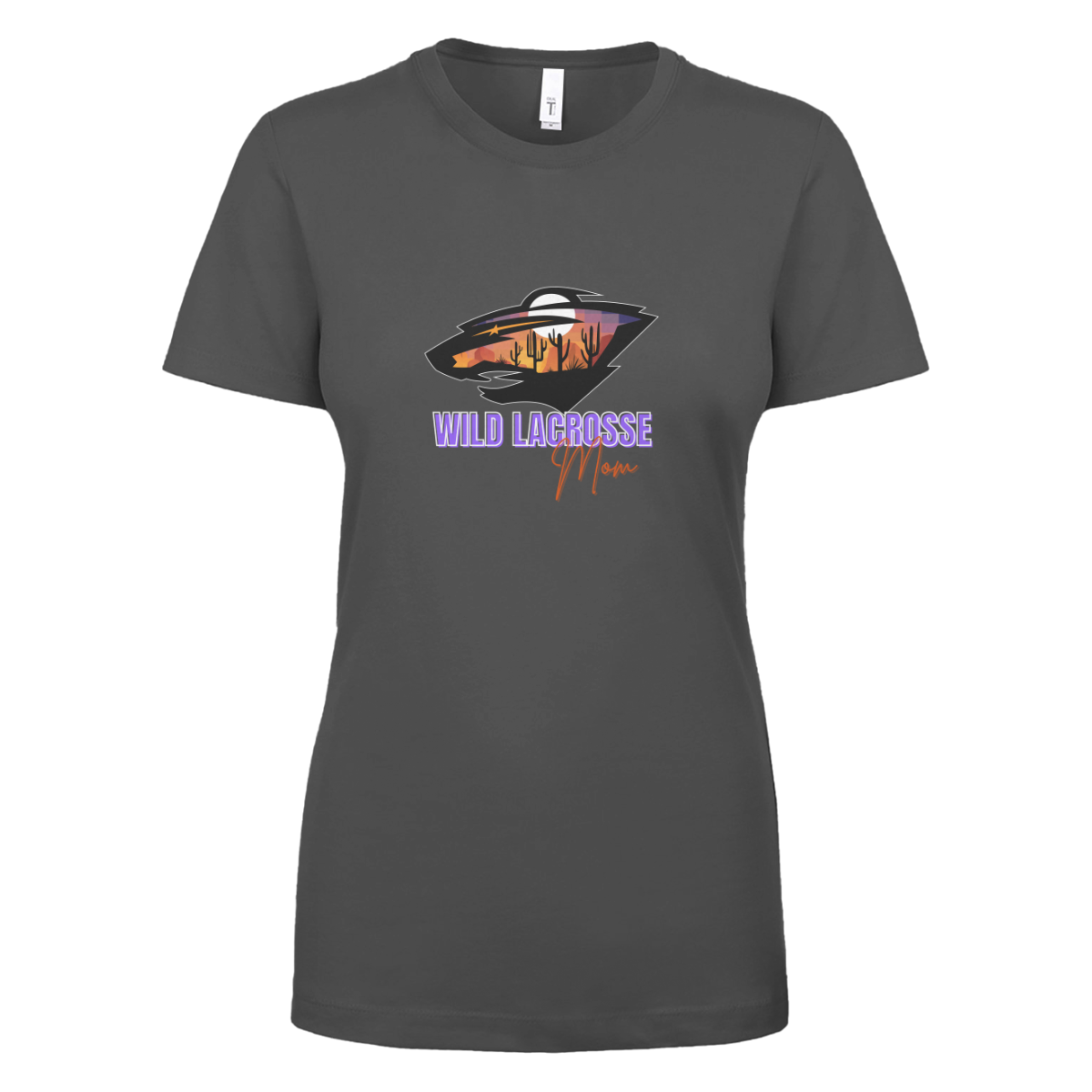 Women's WVW Lacrosse Next Level Ideal Crew T-Shirt