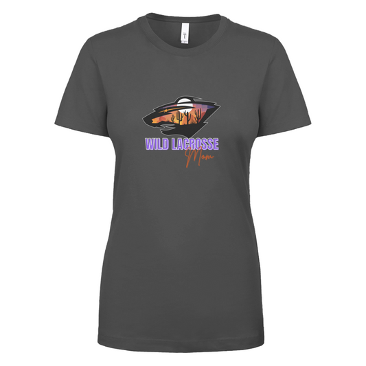 Women's WVW Lacrosse Next Level Ideal Crew T-Shirt