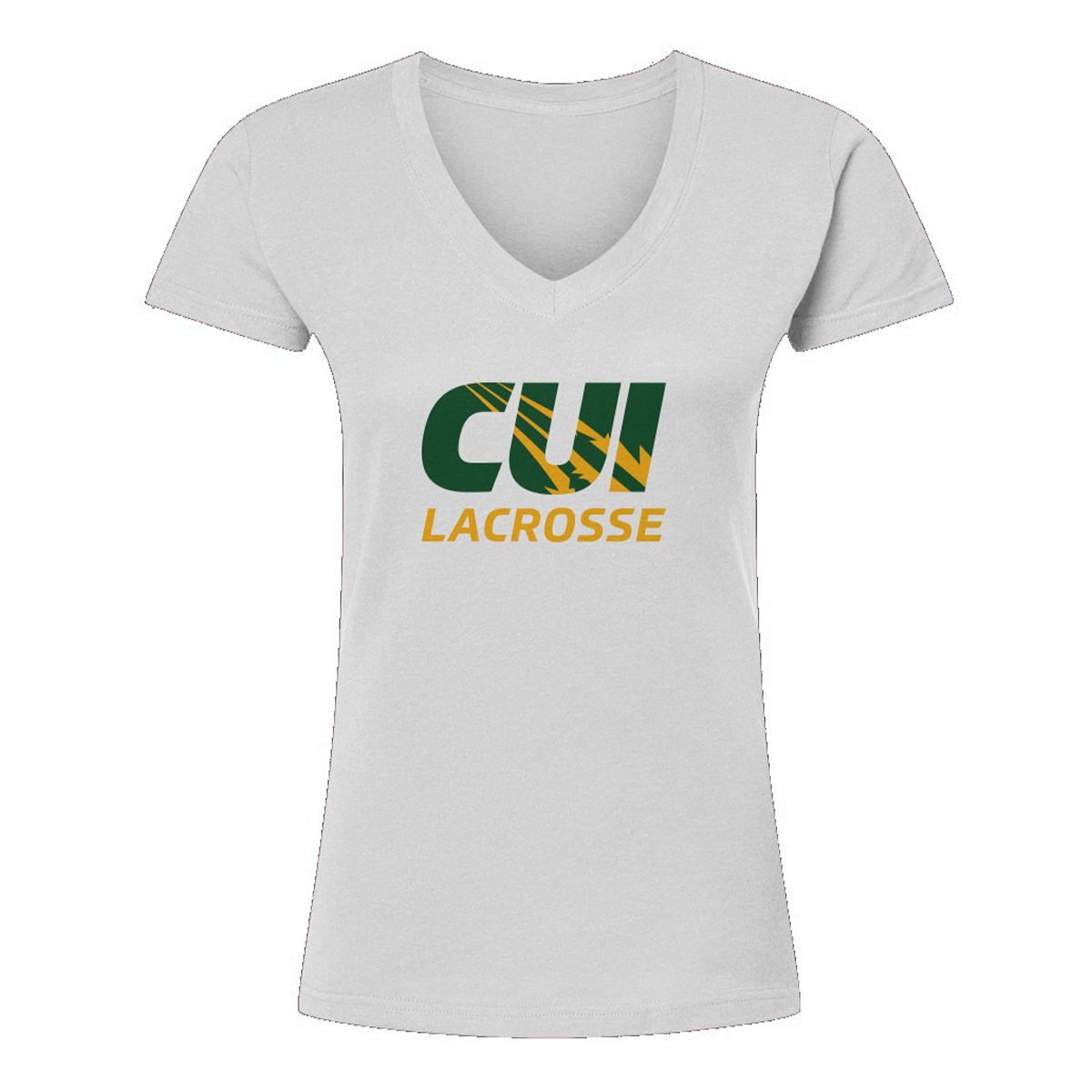 Women's CUI Lax Tultex V-Neck T-Shirt