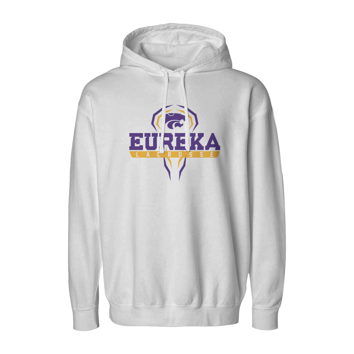 Adult Eureka Lacrosse Comfort Colors Lightweight Hoodie